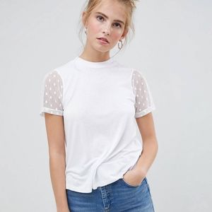 NWT Asos White Tee - 14